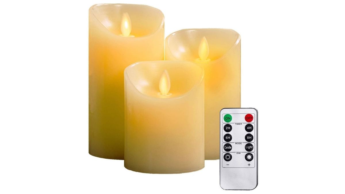 YIWER Flammenlose Kerzen
