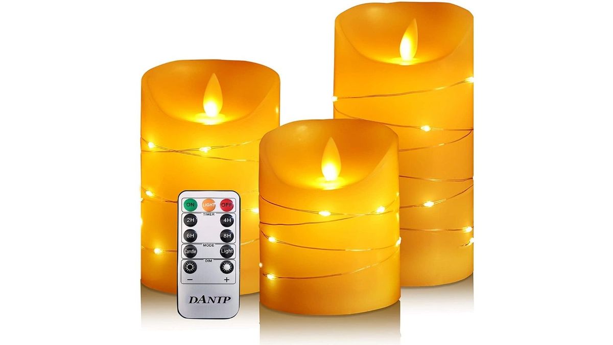 DANIP flammenlose Kerze