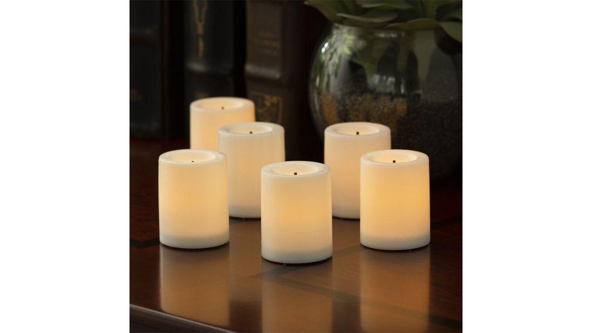 Ebern Designs flammenlose Votivkerze ohne Duft