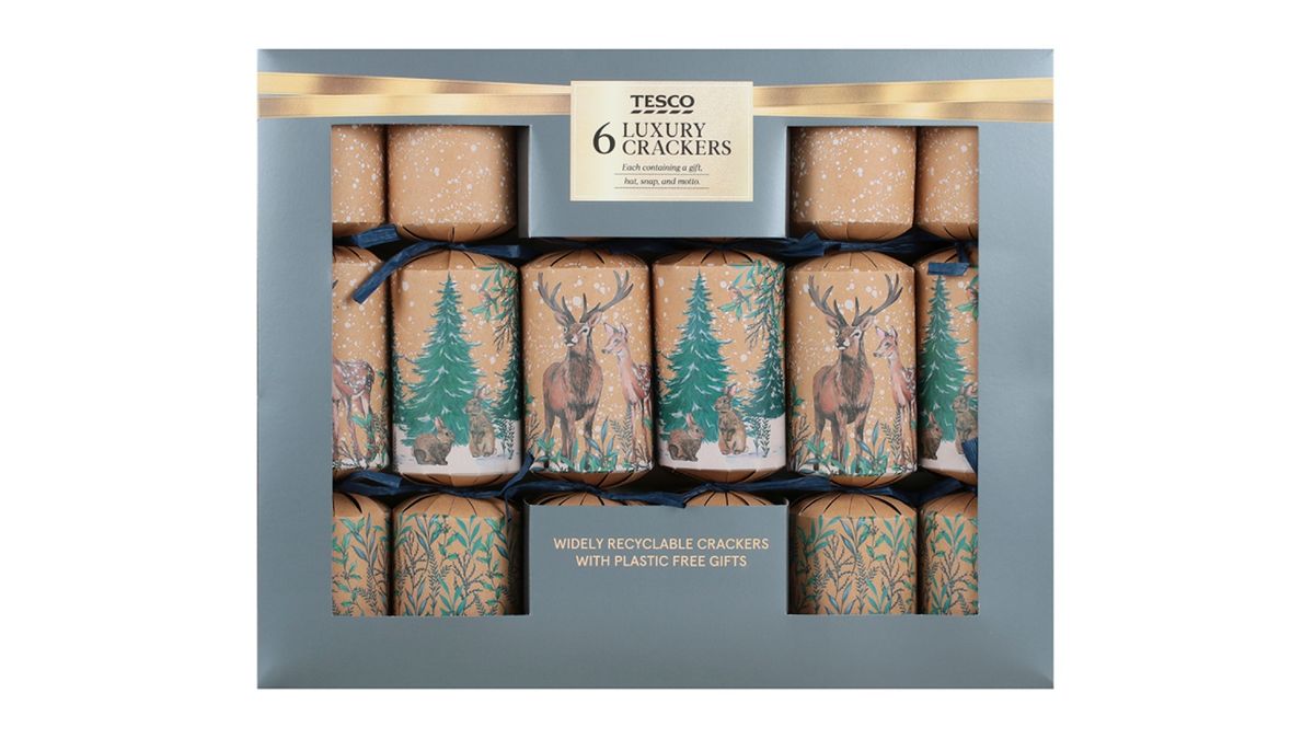 Tesco Luxury Frosted Forest Cracker