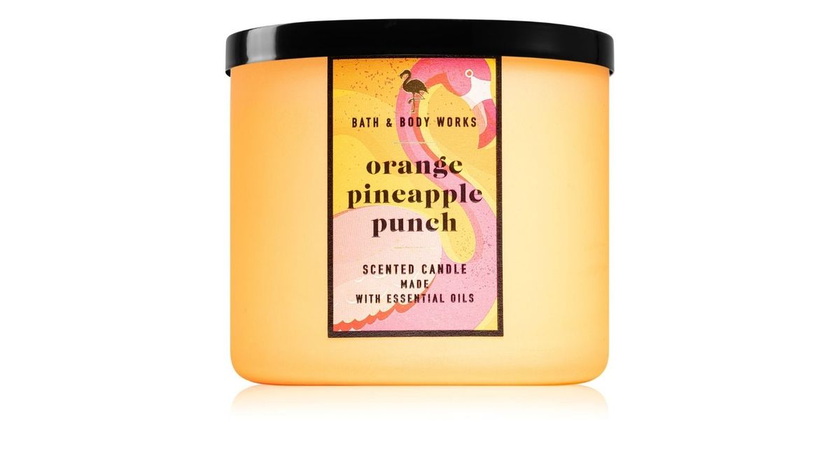 Bath & Body Works Orange Ananas Punch 3-Docht-Kerze