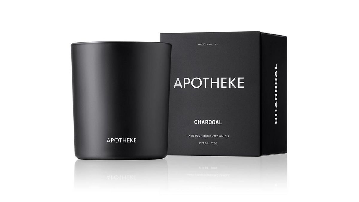 Apotheke Holzkohle-Kerze
