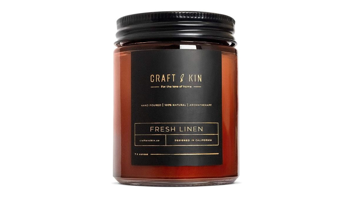 Craft & Kin Kerze aus frischem Leinen