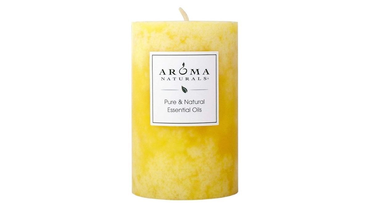 Aroma Naturals Kerze mit Orange und Zitronengras