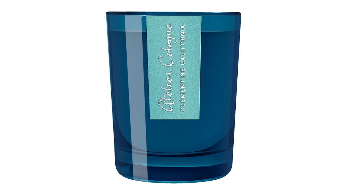 labākās aromātiskās sveces, Atelier Cologne Clémentine California Candle