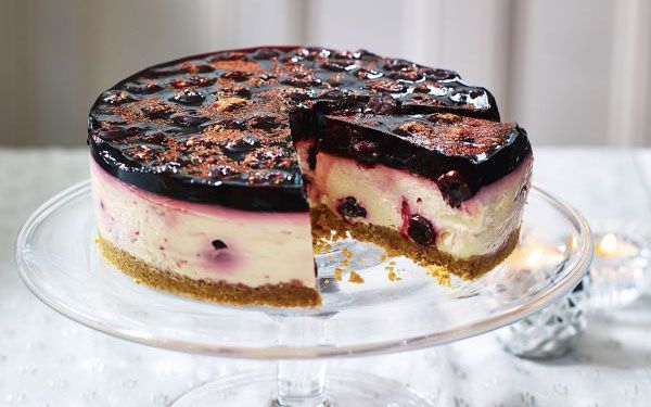 Cheesecake de cereza negra y kirsch