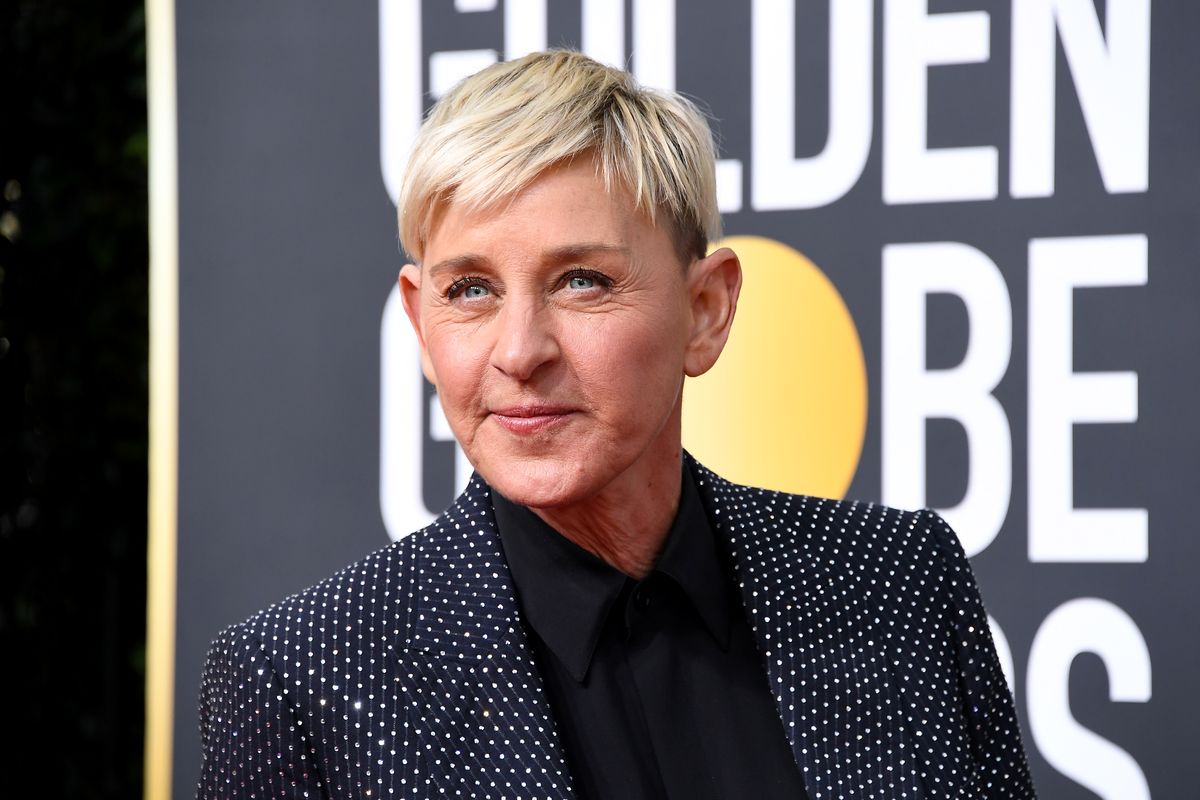 Ellen DeGeneres partecipa al 77th Annual Golden Globe Awards al Beverly Hilton Hotel il 05 gennaio 2020 a Beverly Hills, California