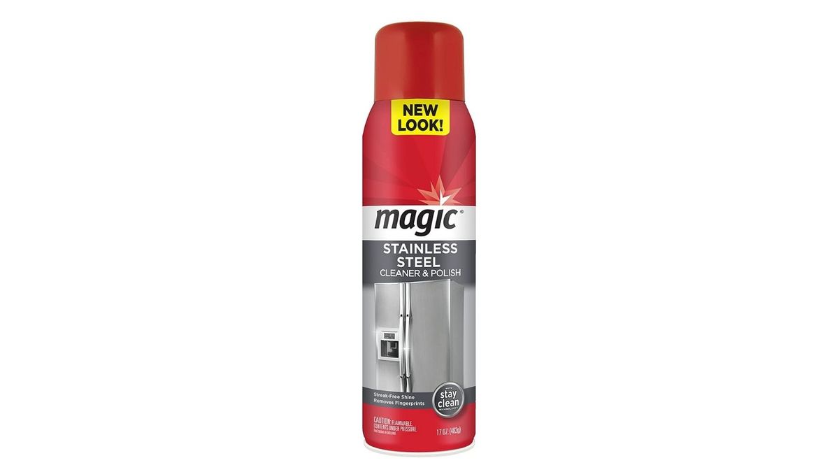 Aerosol limpiador mágico de acero inoxidable