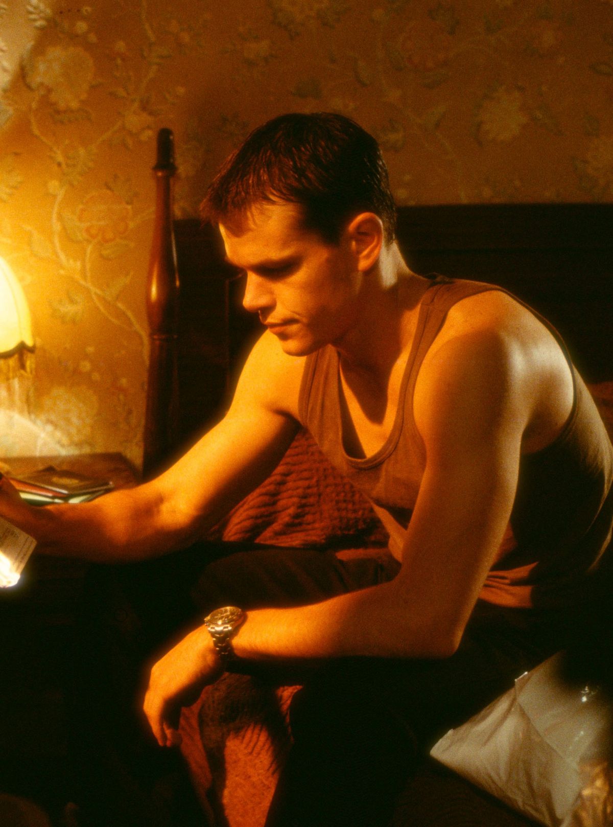 Matt Damon en Bourne Identity y todas las películas de Bourne desde