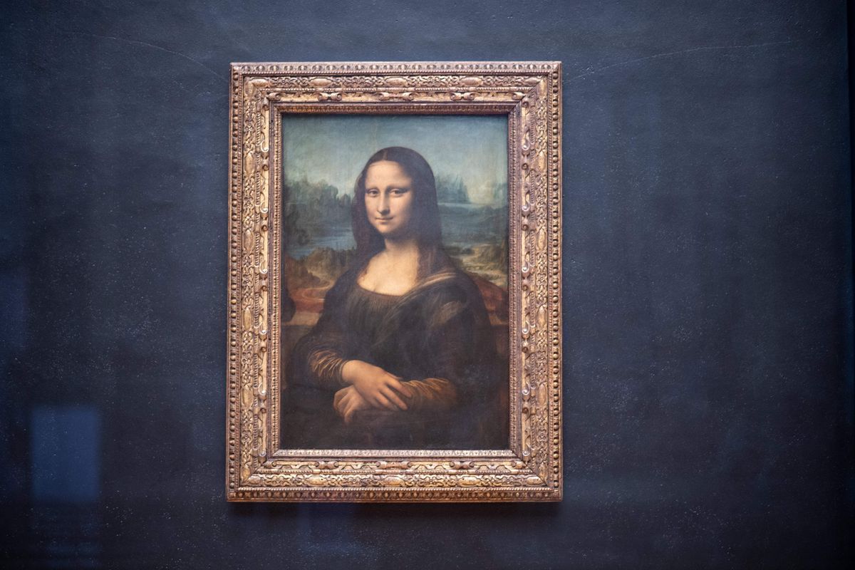 Portrét Lisy Gherardini, manželky Francesca del Gioconda, známej ako Mona Lisa, maľoval taliansky umelec Leonardo da Vinci,