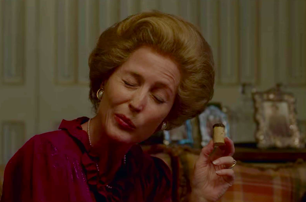 Margaret Thatcher ritratta in The Crown su Netflix