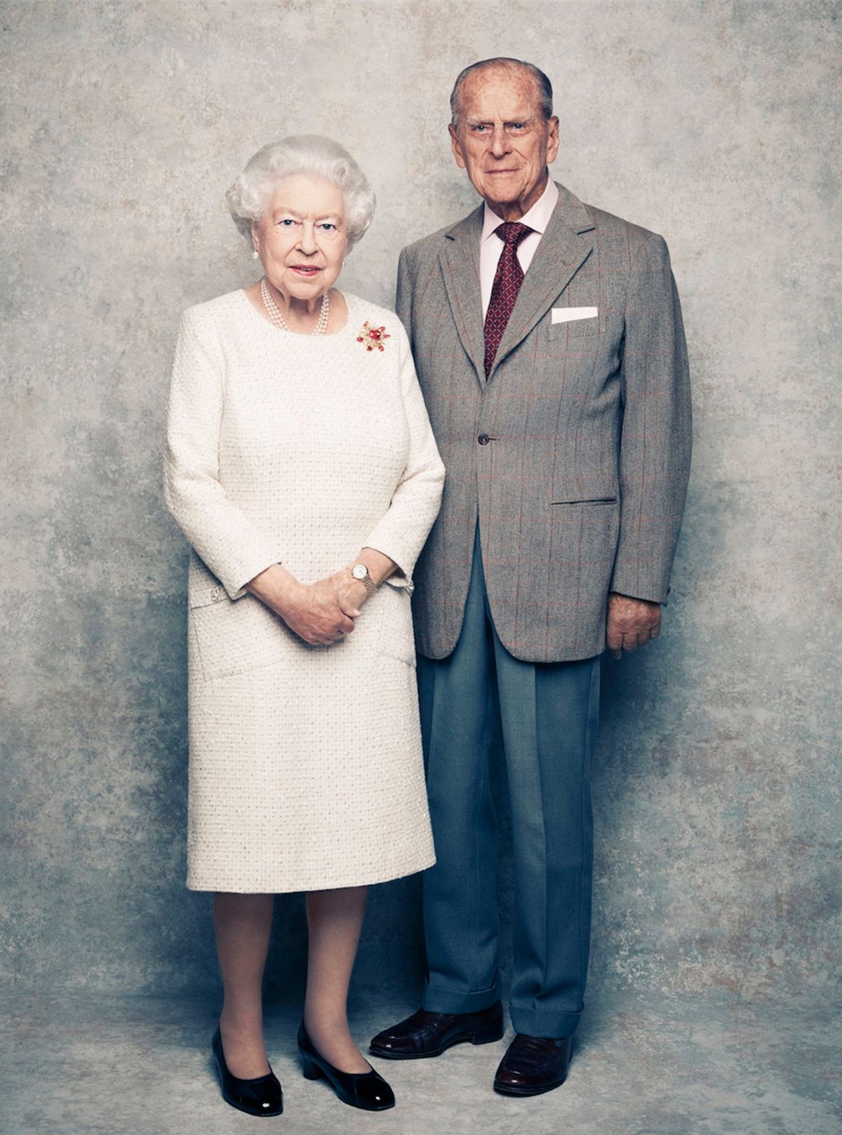 La Reina, 91, y el Príncipe Felipe, 96