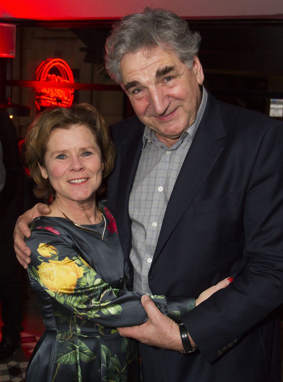 Imelda Staunton, 62, y Jim Carter, 69