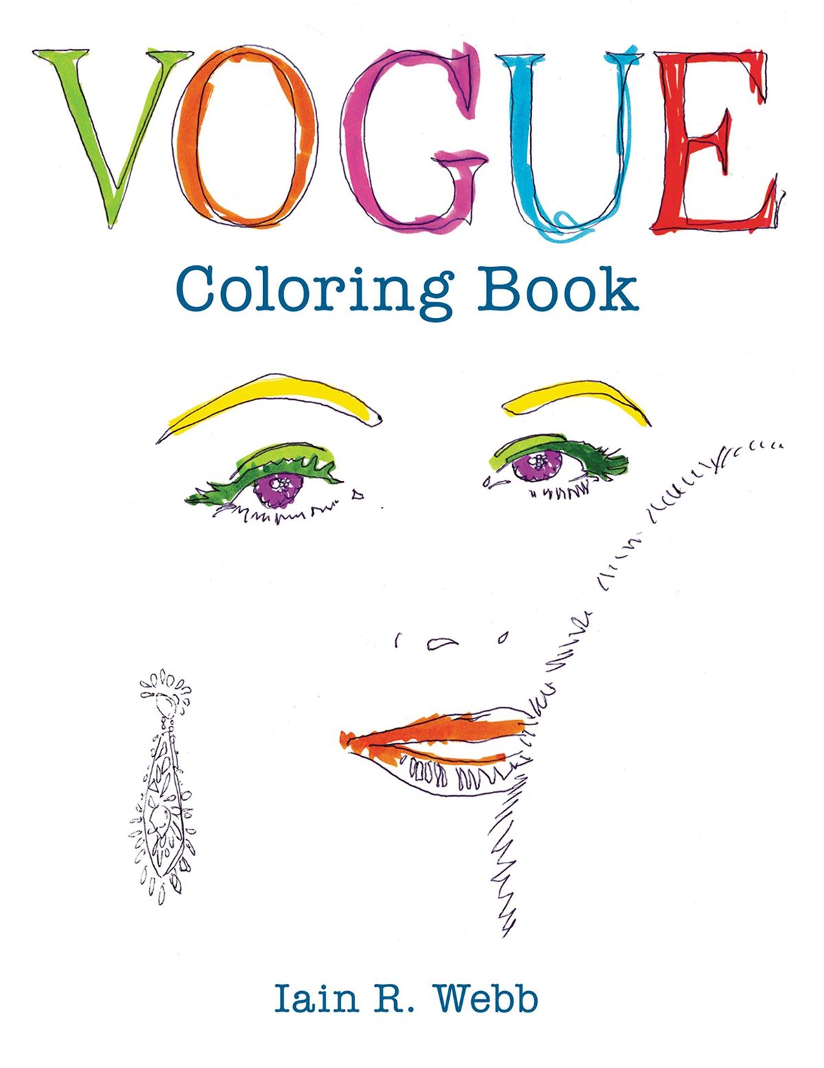 Livro para colorir da Vogue, Iain R. Webb