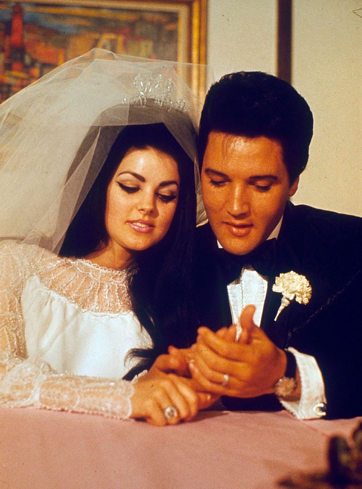 Elvis in Priscilla Presley