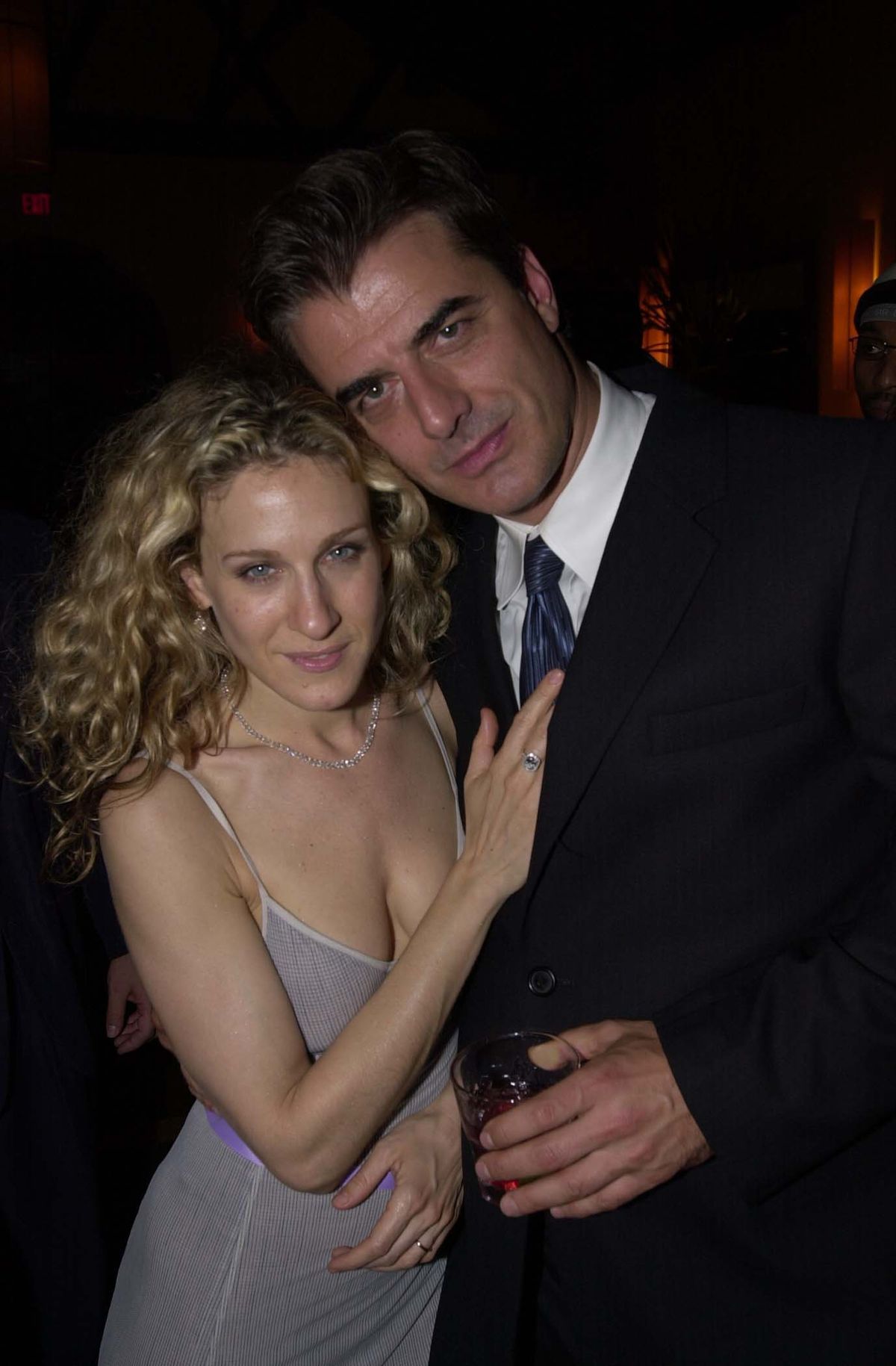 Sarah Jessica Parker a Chris Noth počas párty premiéry sezóny pre