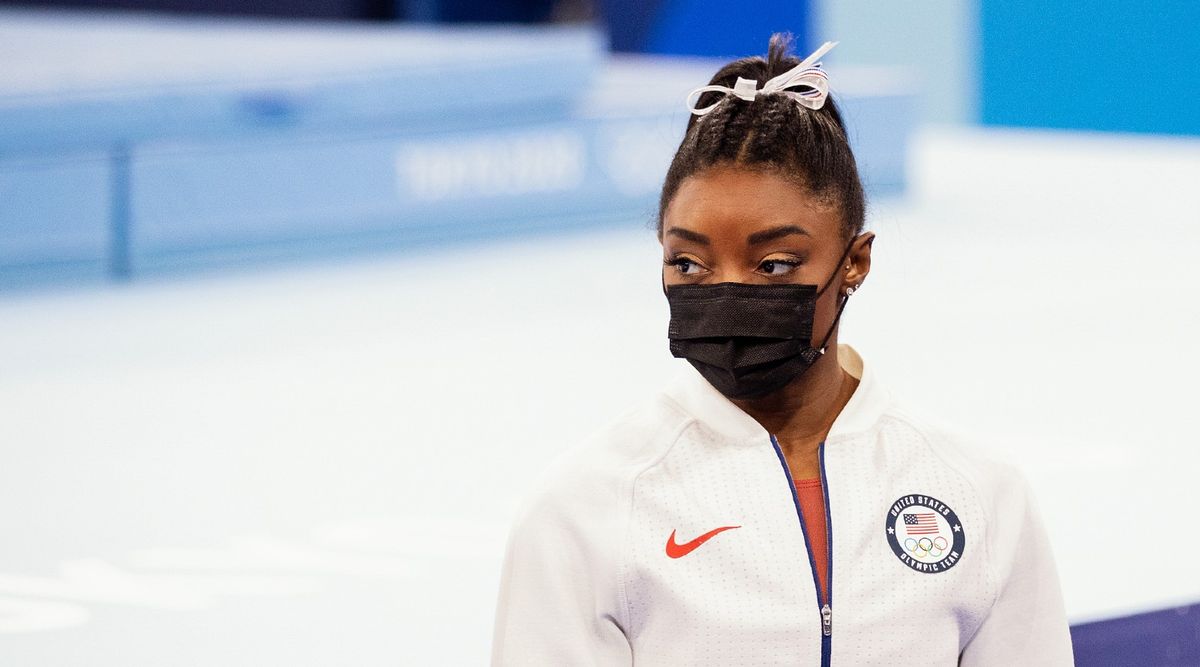 Simone Biles iz Sjedinjenih Američkih Država natječe se za žene