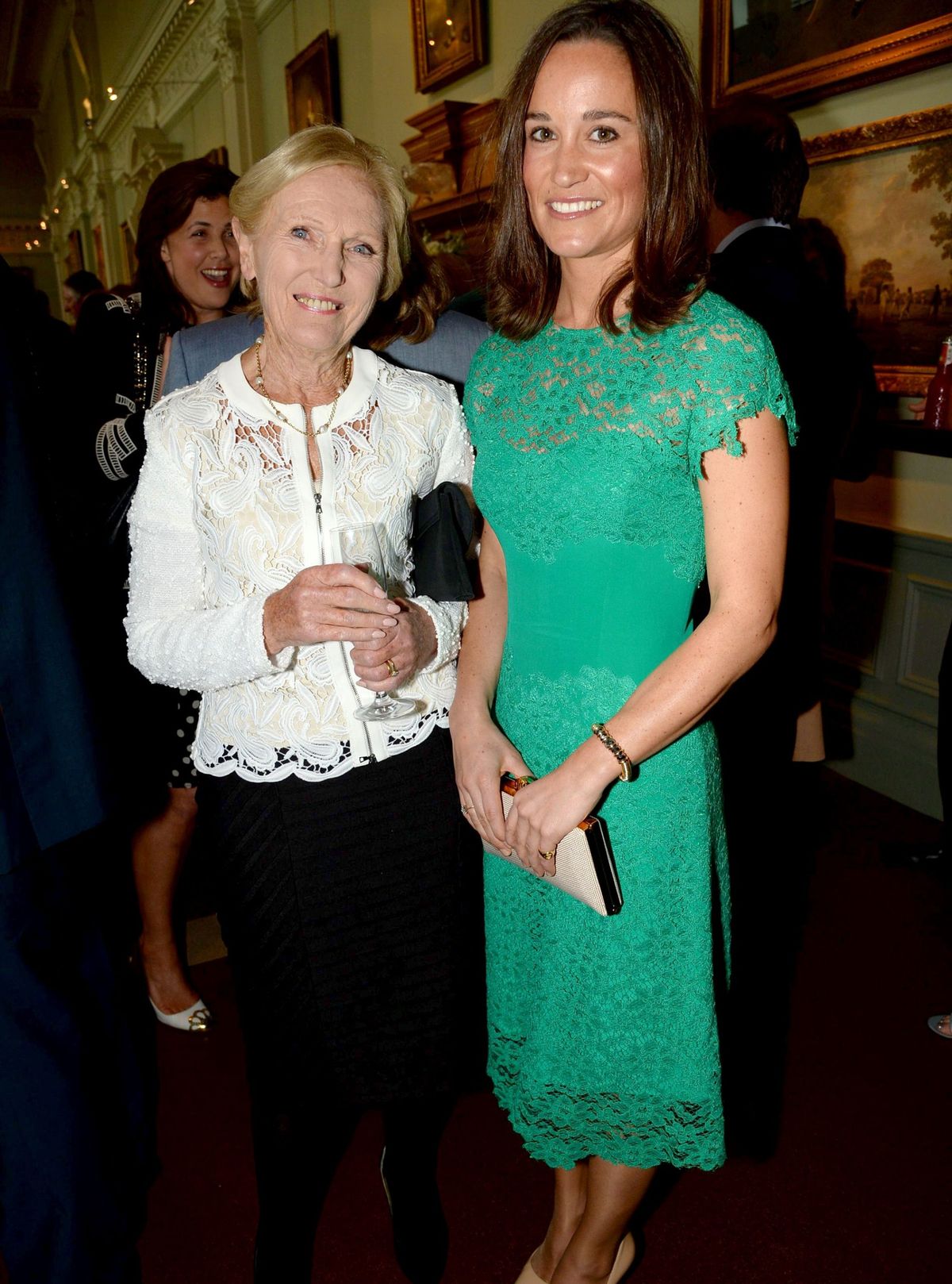 Mary Berry com Pippa Middleton