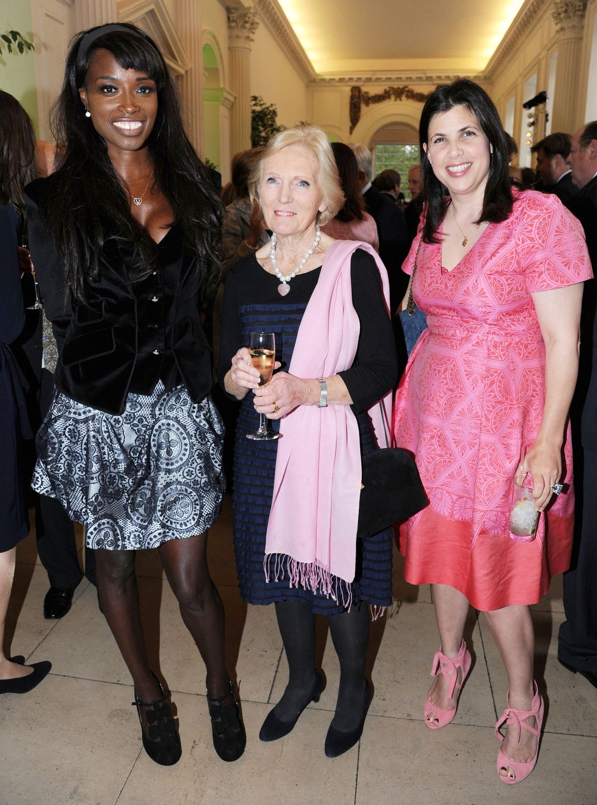Mary Berry com Lorraine Pascal e Kirstie Allsopp