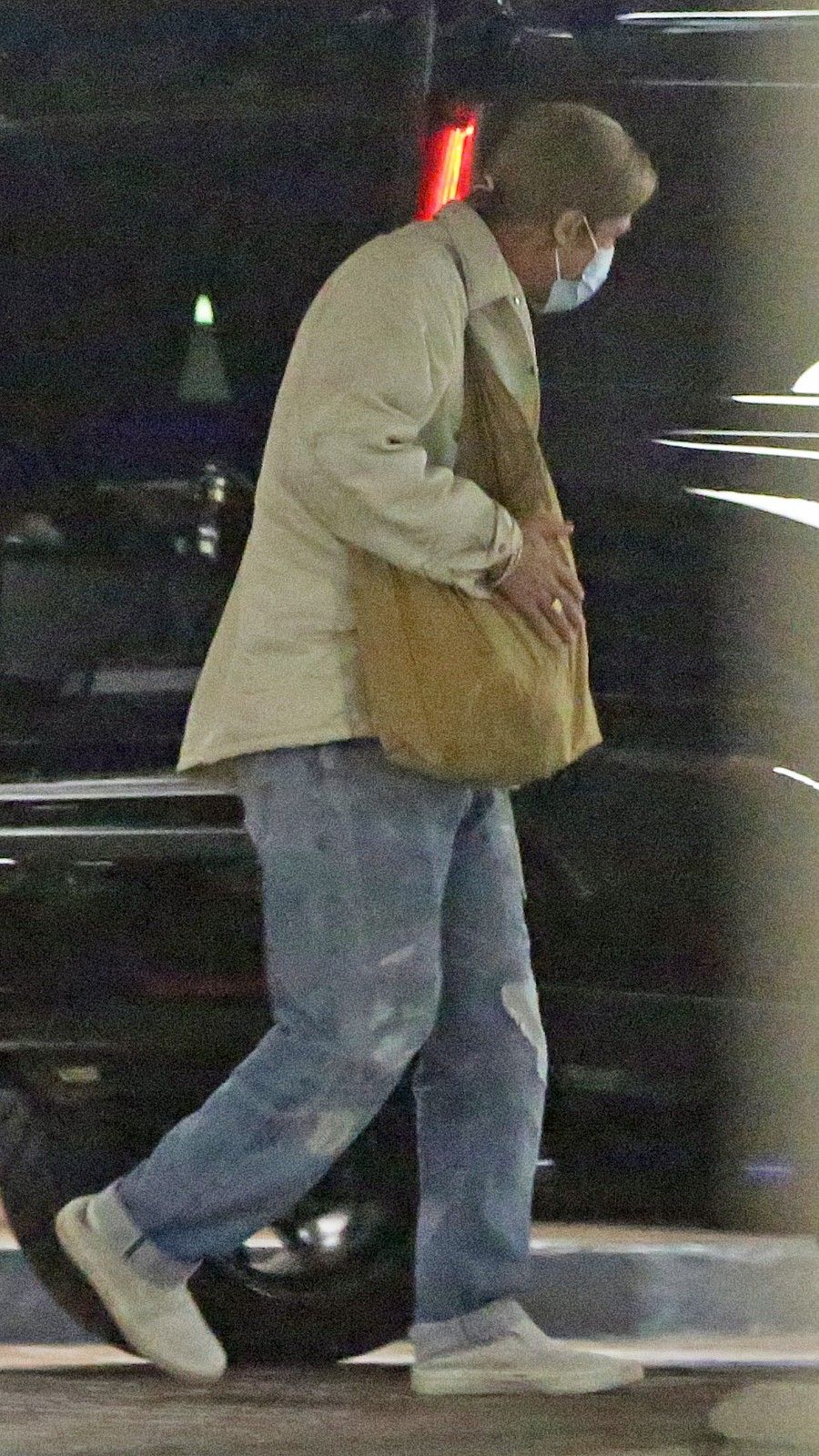 Brad Pitt je viden 24. februarja 2021 v Los Angelesu v Kaliforniji.
