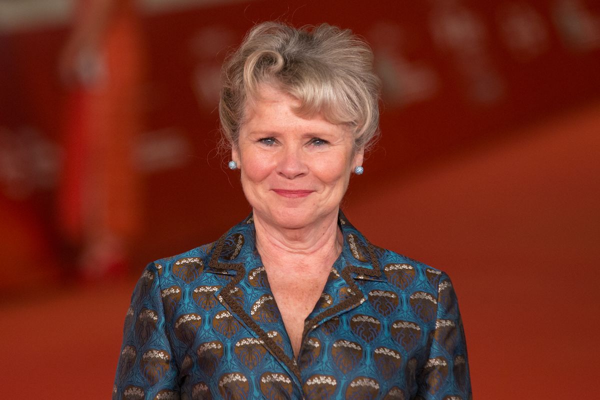 Imelda Staunton durante il red carpet del film