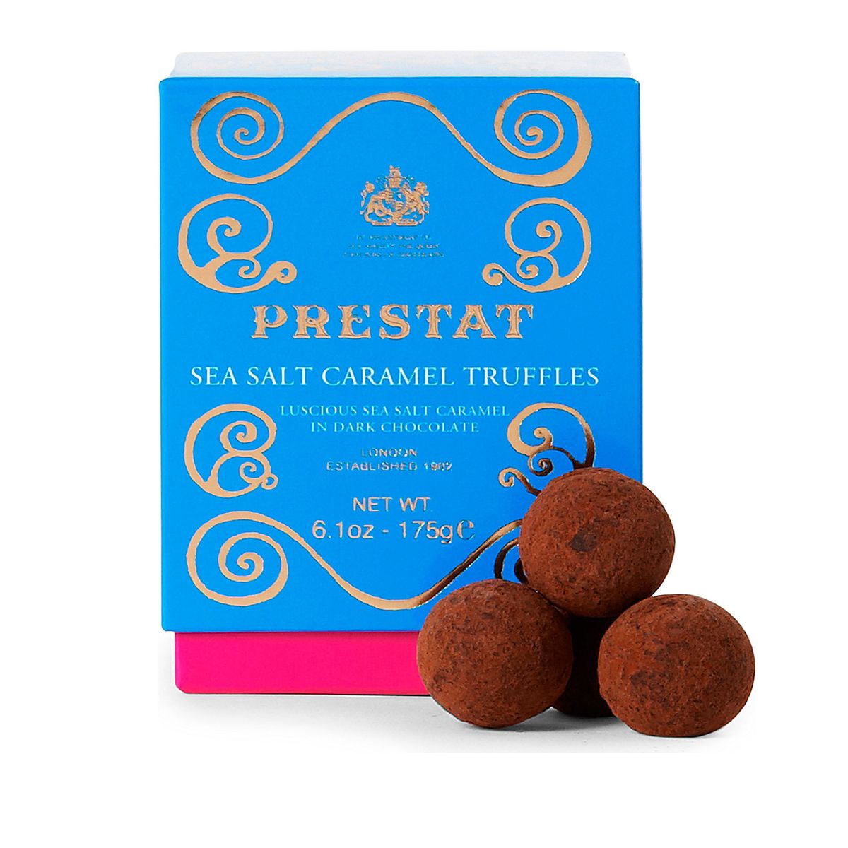 Заети карамелени трюфели с морска сол, £ 11.99