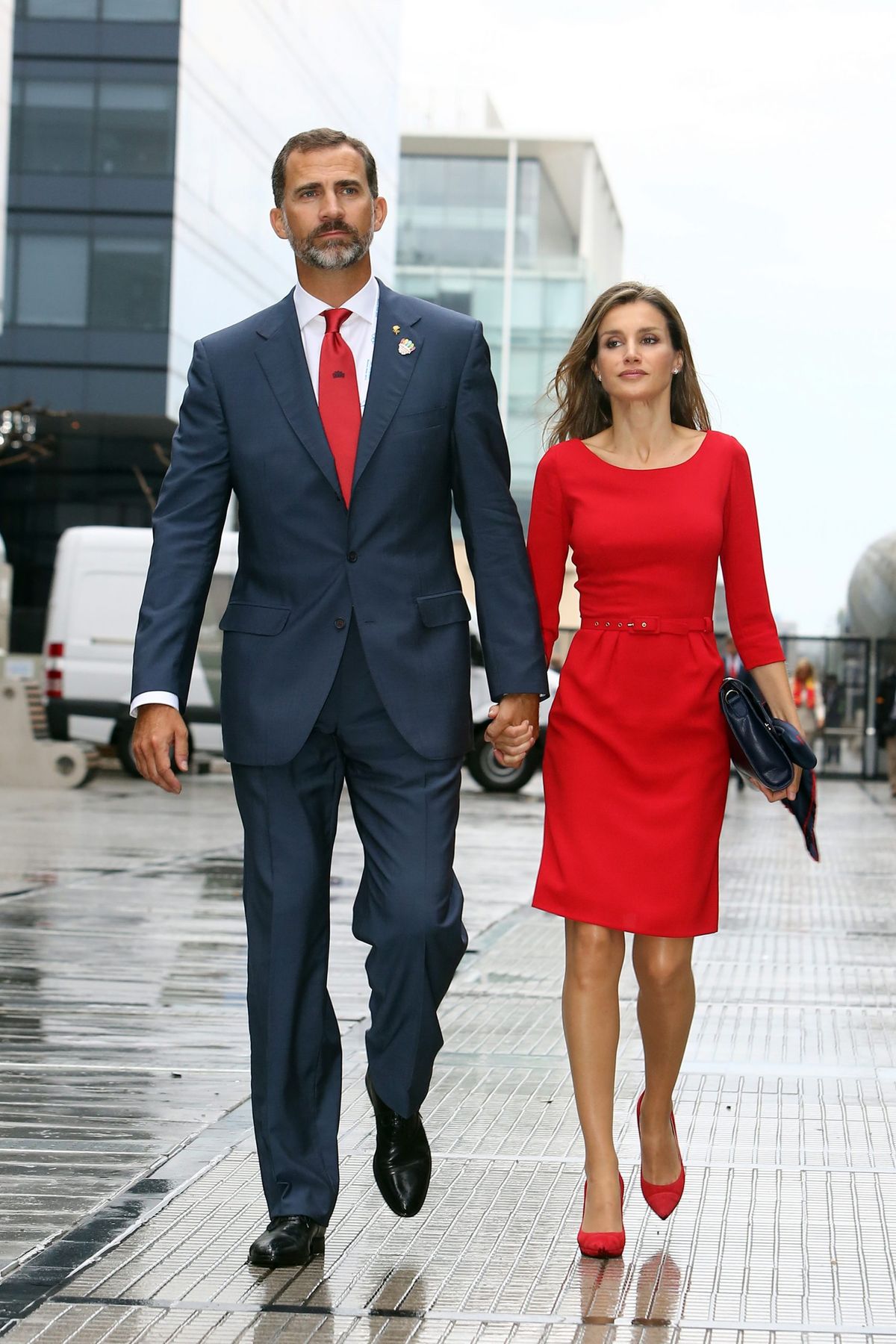 Príncipe herdeiro Felipe e Princesa Letizia na 125ª Sessão do Comitê Olímpico Internacional, Buenos Aires, Argentina