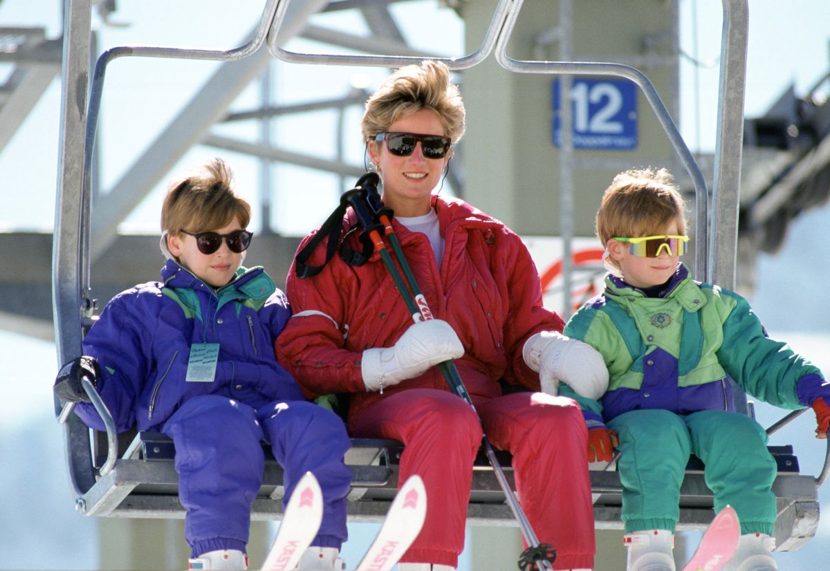 Princ William Princ Harry a princezná Diana