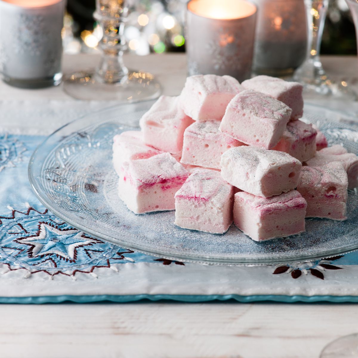 Raspberry Ripple Marshmallows