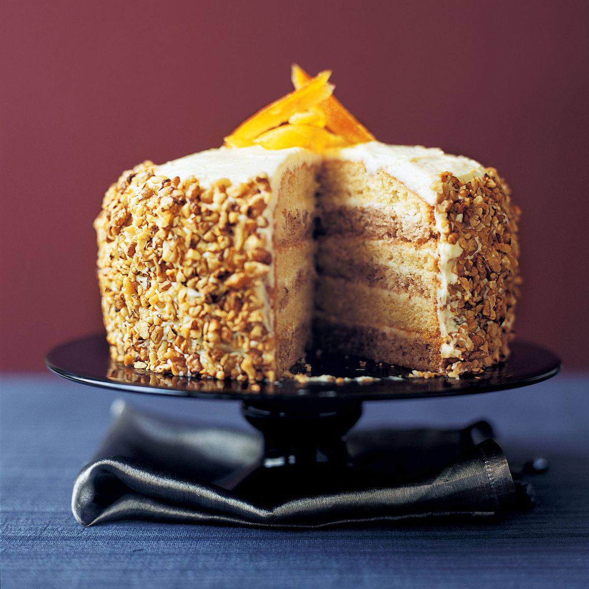 Pomarančna in orehova torta
