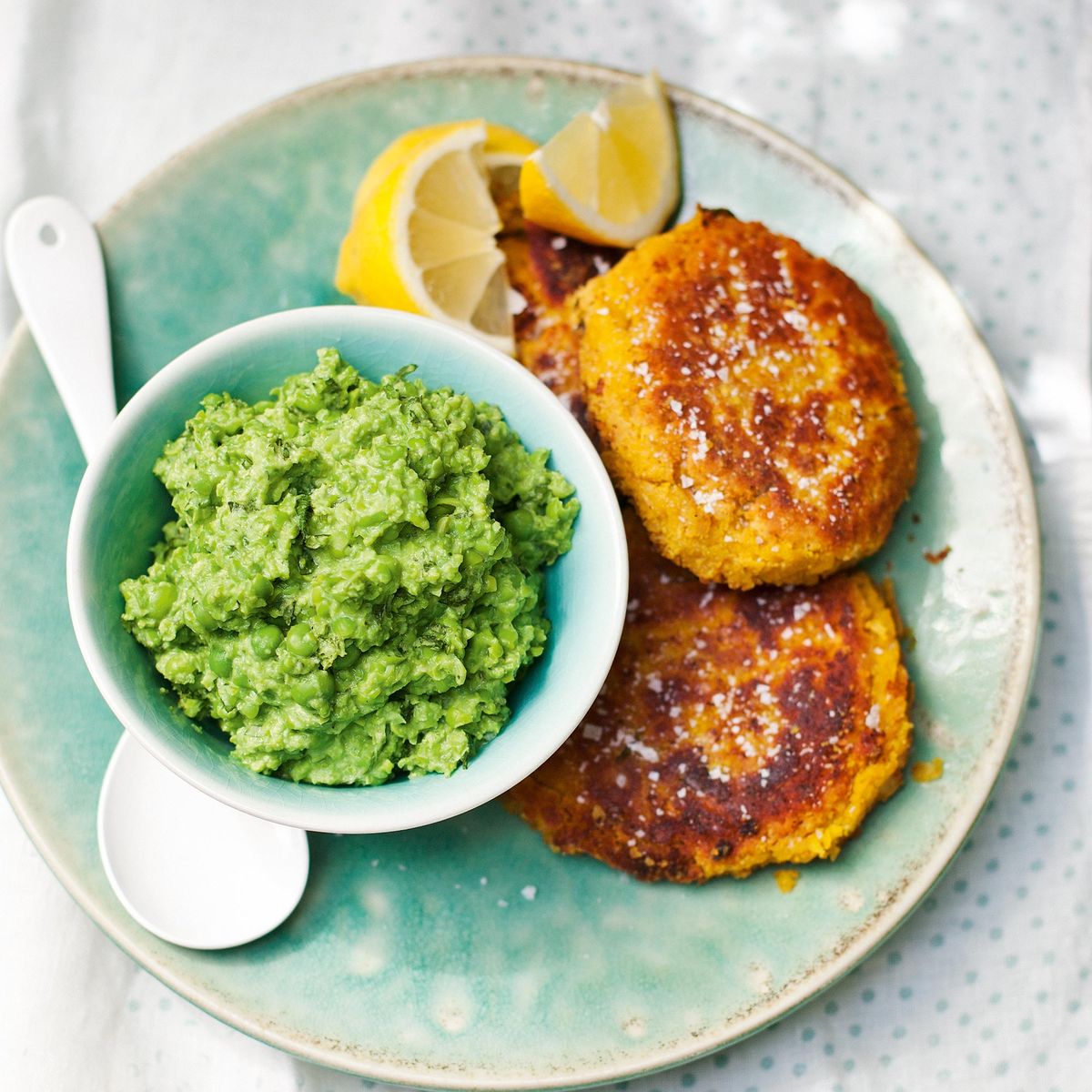 Dahl Fritters Com Ervilhas Minty