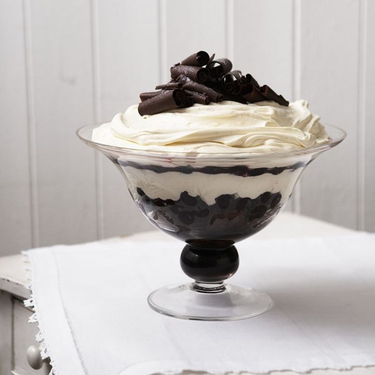 pastel de trufas del bosque