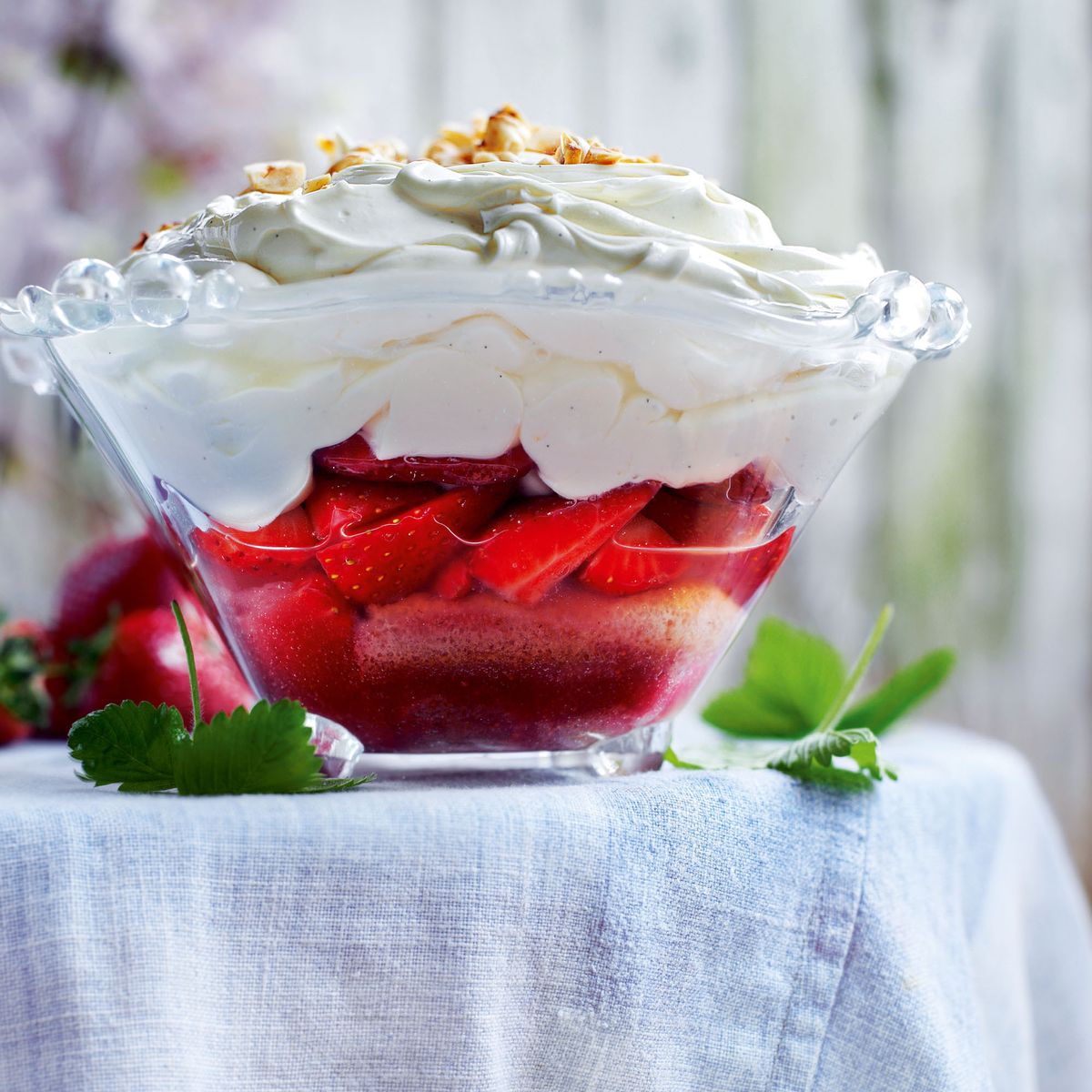 Bagatela de fresa y ricotta