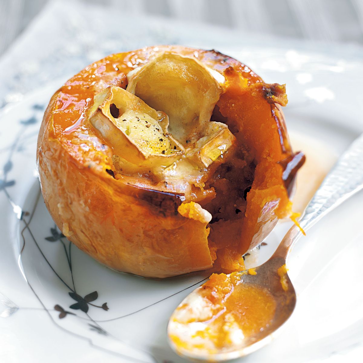 Calabaza Asada con Cabras