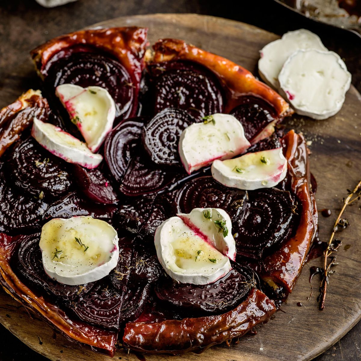 Tarta De Remolacha Con Cabras