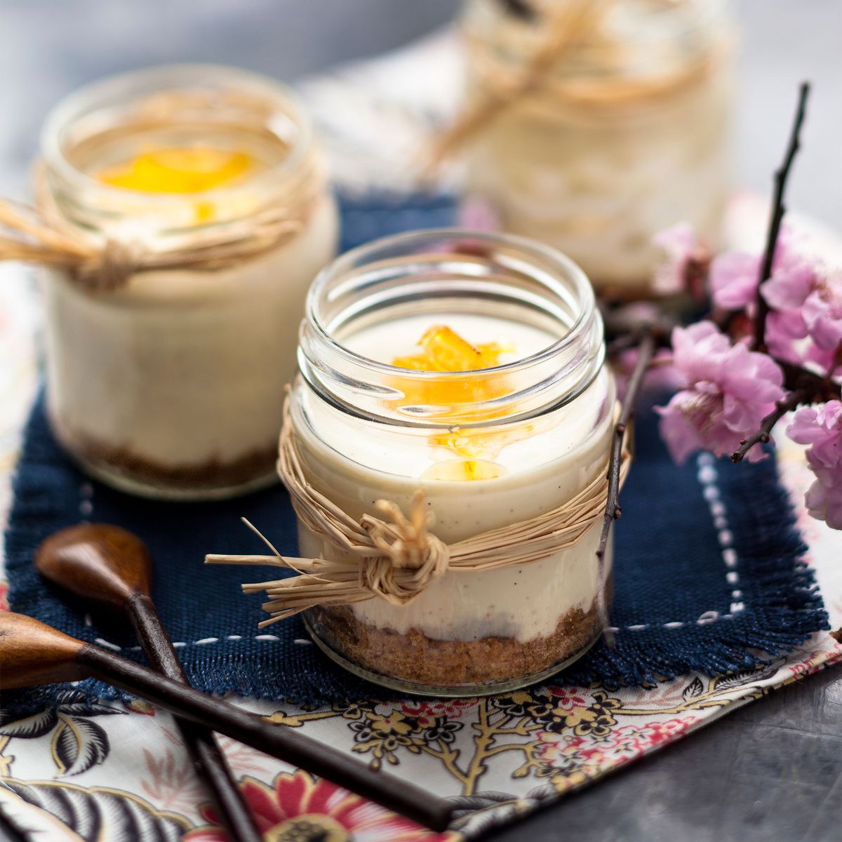 Cheesecake z japonského yuzu a tofu