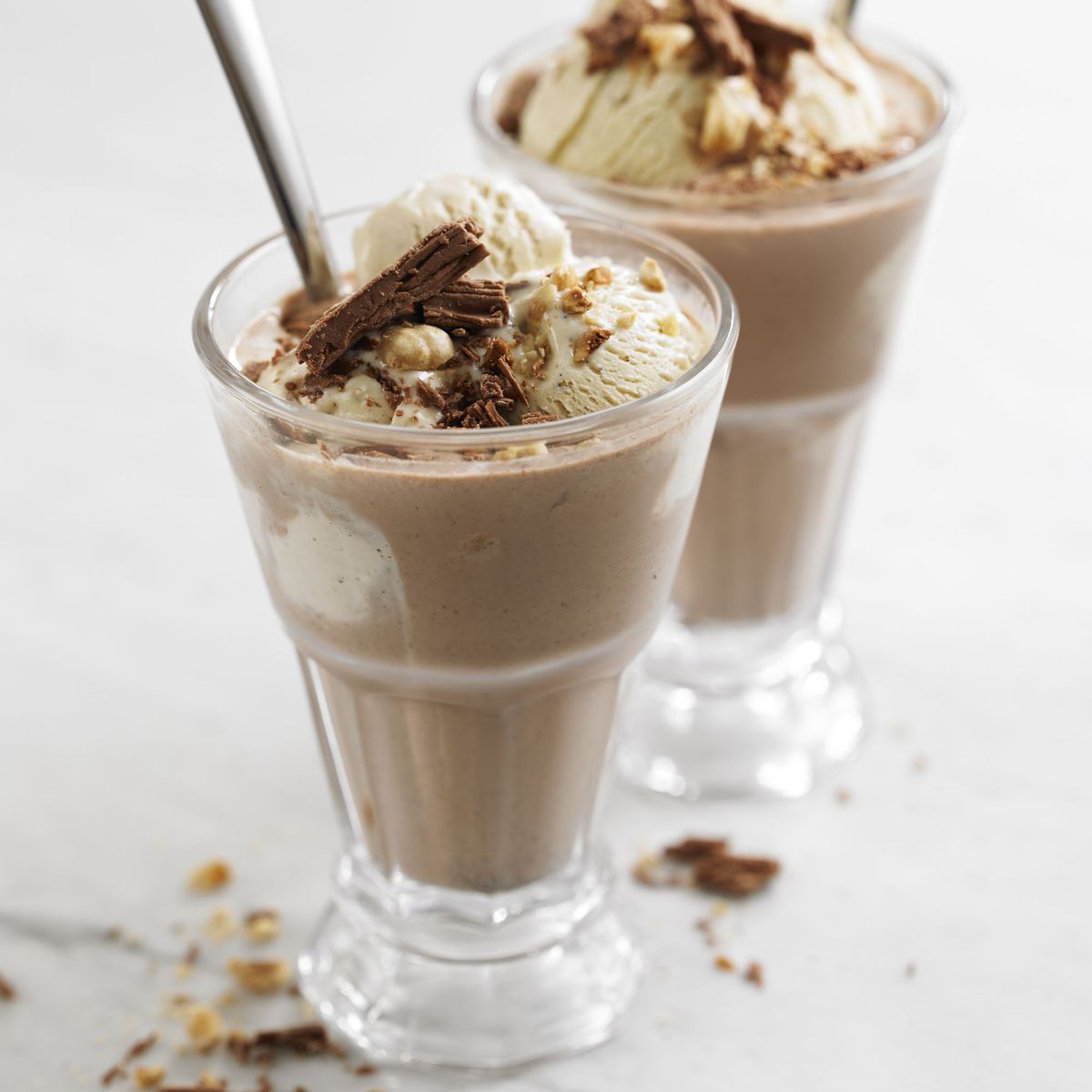 Frappè al cioccolato e nocciole