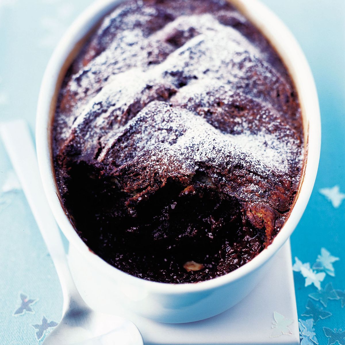 Budino di Brioche al cioccolato e arancia