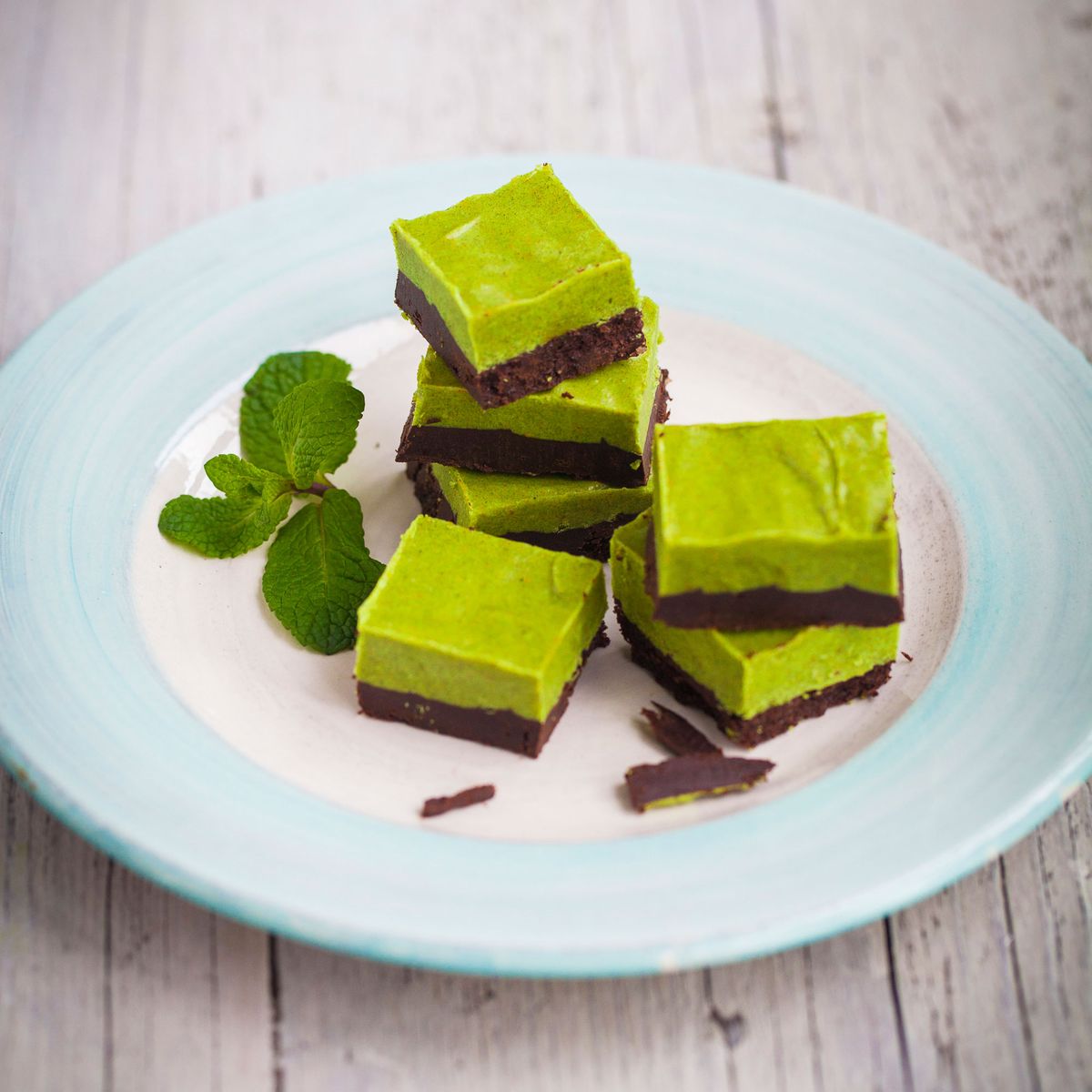 Quadratini Di Cioccolato Alla Menta