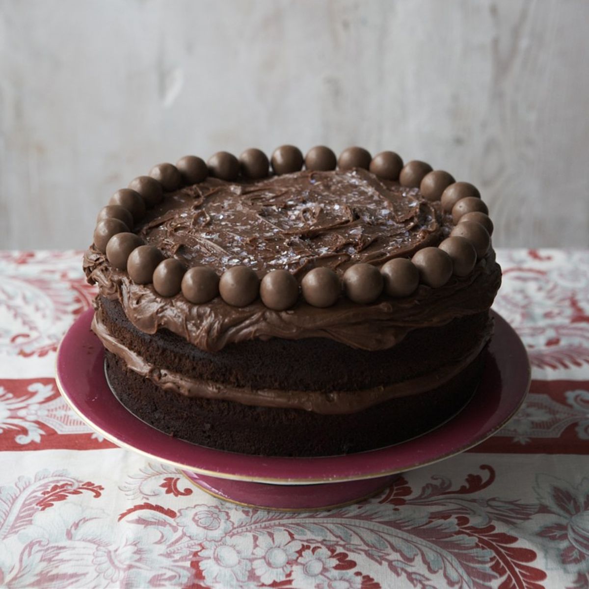 Torta Malteser Al Cioccolato Con Glassa Al Cioccolato Al Malto