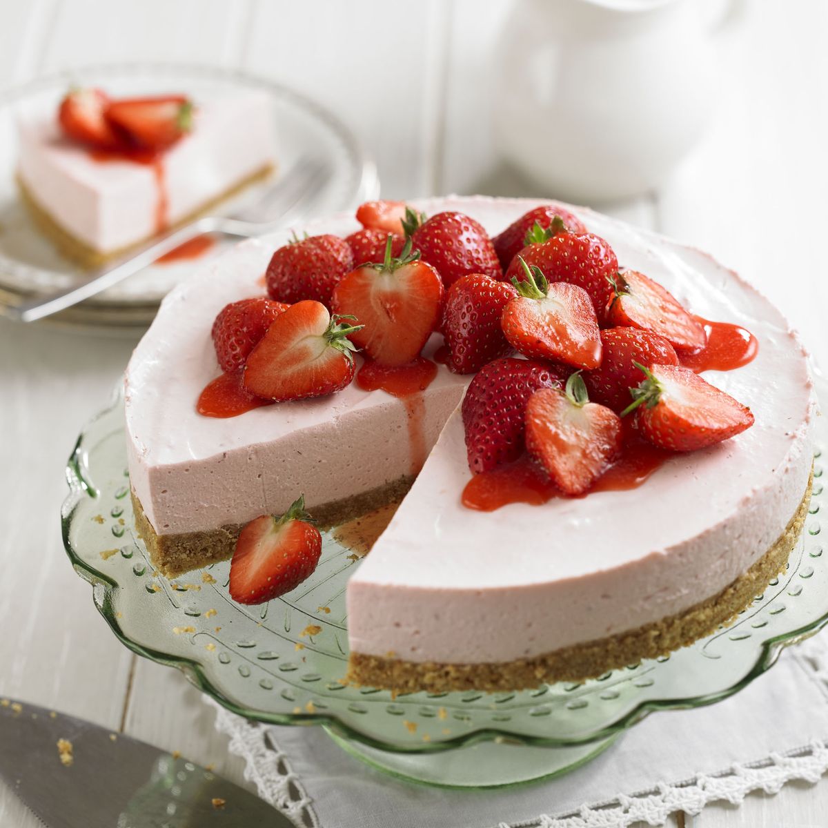 Cheesecake de morango