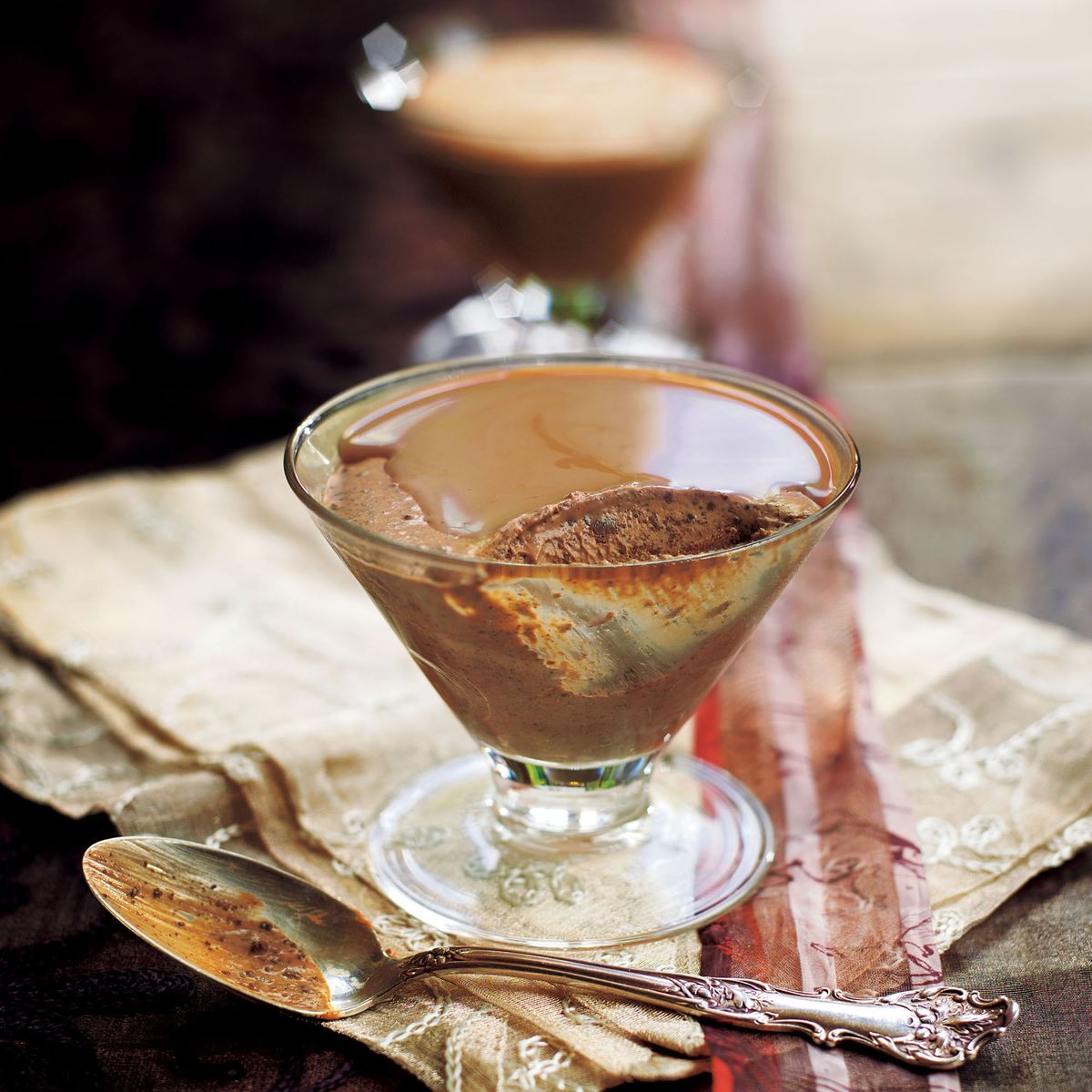 Parfait de Chocolate com Creme Irlandês