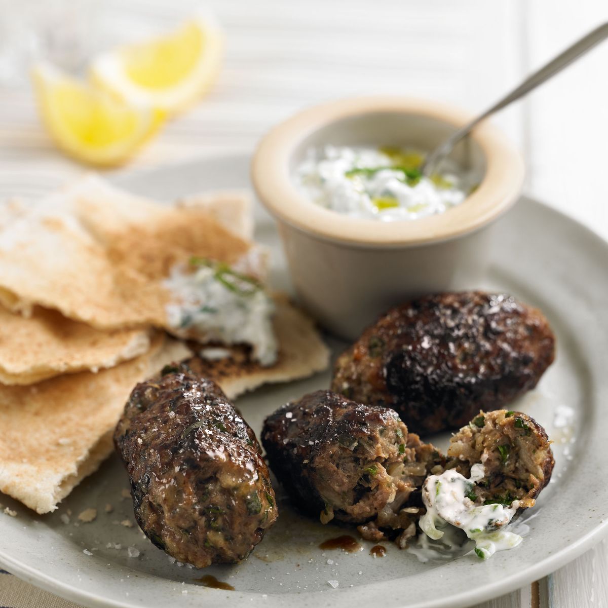 Baránok Koftas s Tzatziki