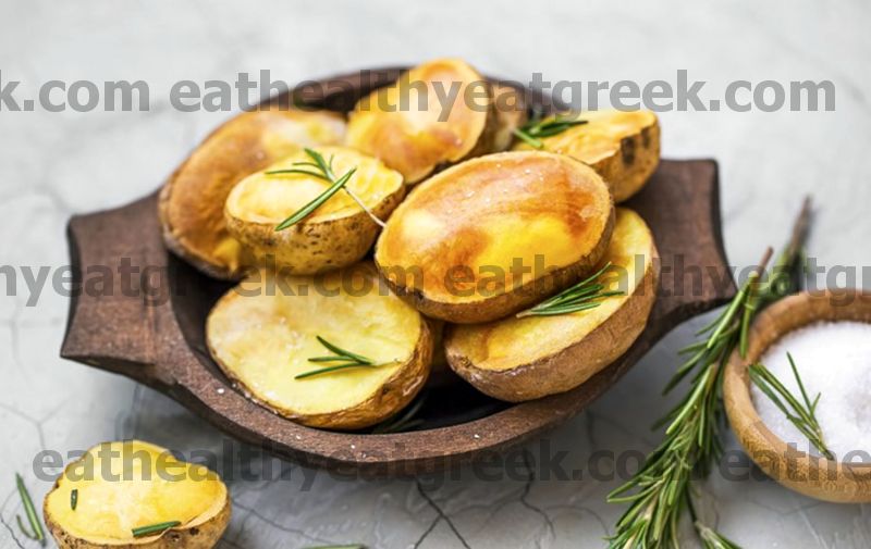 Рецепт ломтиков чеснока и розмарина с картофелем