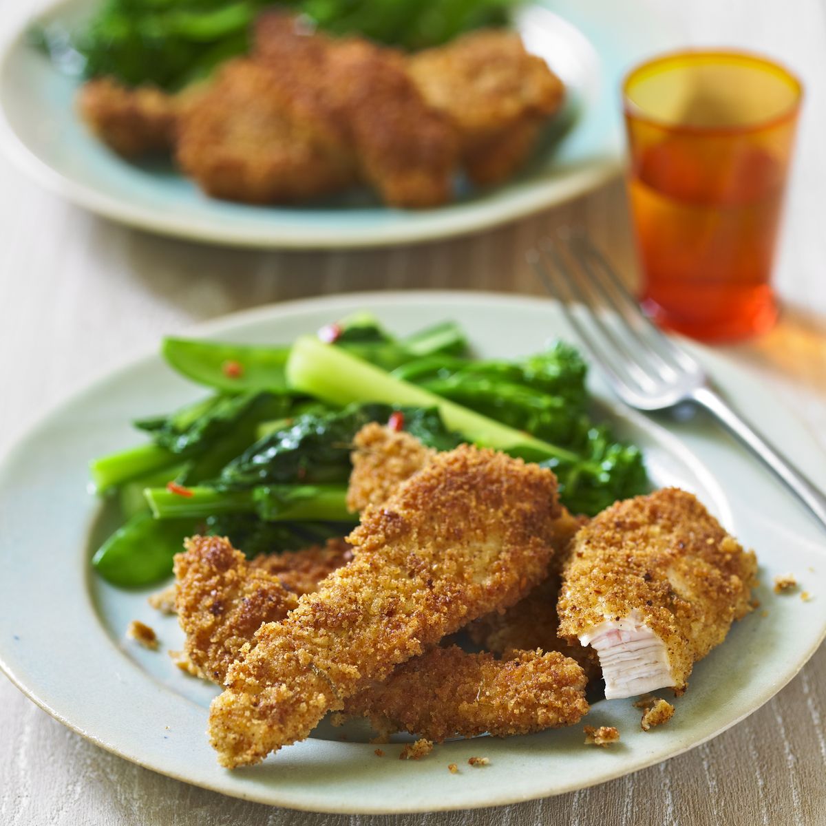 Frango crocante com especiarias tailandesas