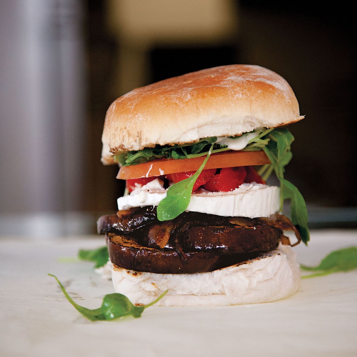 Vegetarian Dinner Party Glavna: Burger iz jajčevcev