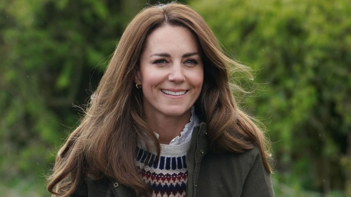 Kate Middleton sorrindo