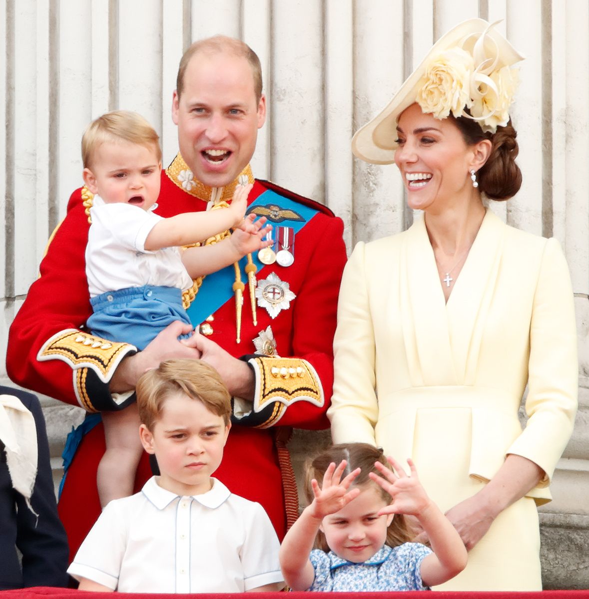 Cambridge otroci Prince George Princesa Charlotte Prince Louis in princ William in Kate Middleton
