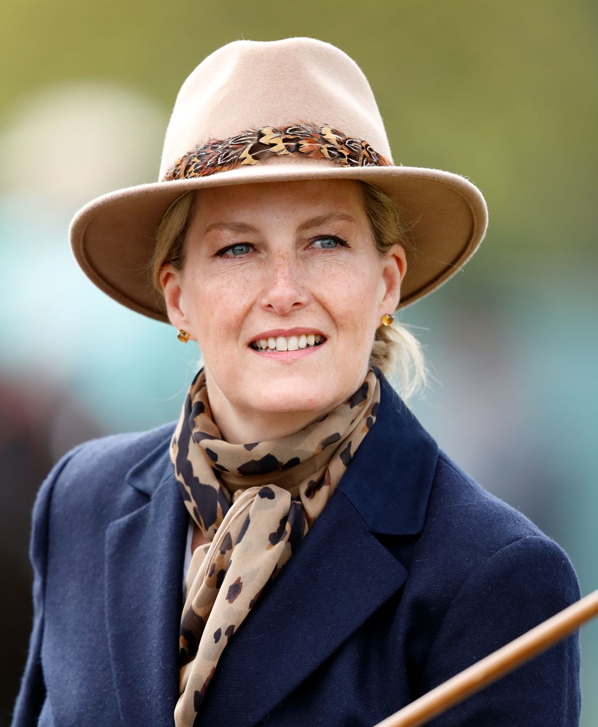 Sophie, condesa de Wessex visto conduciendo un carruaje mientras participa en la reunión de Champagne Laurent-Perrier de la British Driving Society el día 5 del Royal Windsor Horse Show en Home Park el 13 de mayo de 2018 en Windsor, Inglaterra.