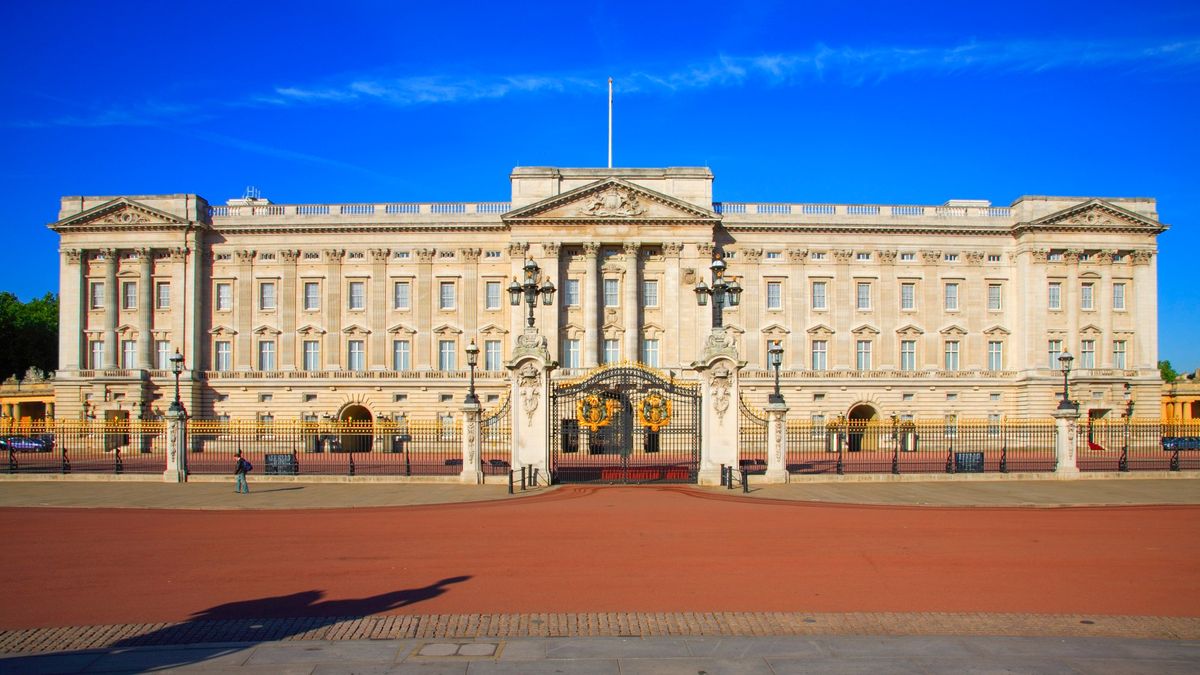 Palácio de Buckingham ao sol